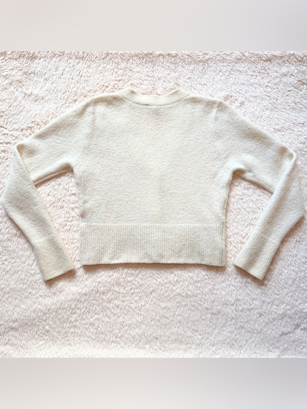 & Other Stories Bee Button Alpaca Wool Blend Knit Cardigan Coquette Women’s M - Picture 6 of 16